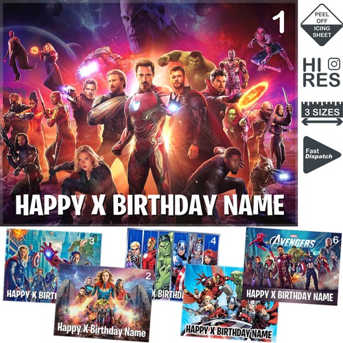 Cake topper avengers - topper,