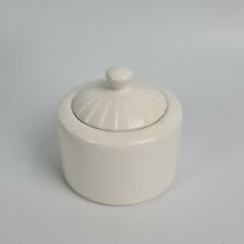 ZUCCHERIERA SCATOLA VECCHIA PORCELLANA BIANCA CERAMICA SOPRAMMOBILE vintage 900 