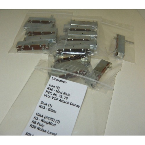 Moog liberation sliders set - liberation,
