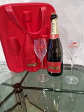 Borsa Piper Heidsieck travel picnic champagne charme Con Due Bicchieri MAI Usati