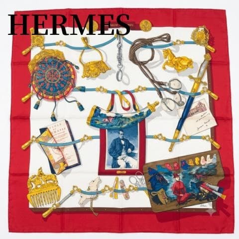 Sciarpa seta bordeaux hermes - sciarpa,