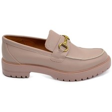 Mocassini donna college rosa