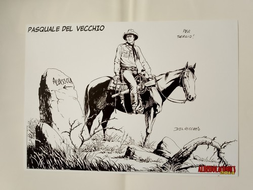 Tex stampa autografata - stampa,