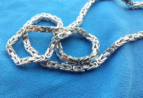 Collana oro bianco 18k 750 - collana,