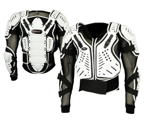 Giacca motocross bianca adulto - bianca,
