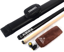 19 Once 1/2 Snodato Maple Stecche Da Biliardo Con Il Caso