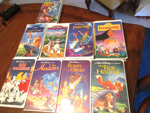Walt disney vhs movies - vhs,
