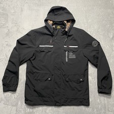 Leduntino Find Your Own Way Giacca a vento impermeabile con cappuccio Nero UOMO 2XL