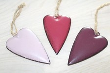 5 x ciondolo a forma di cuore