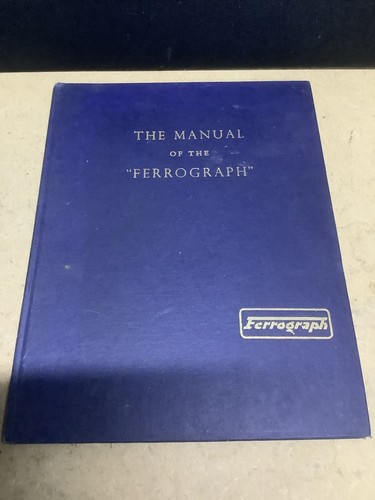 Manuale del ferrografo - manuale,