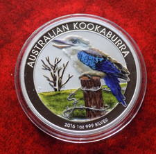 Australia  2016 1 Dollaro Kookaburra 1$ Dollaro WMF Berlino 1 oncia 999