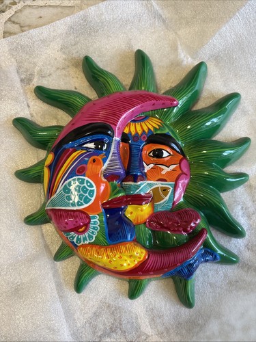 Sole luna ceramica - luna, parete