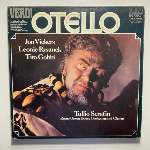 Verdi otello 3xlp vinyl - 3xlp, box