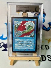 Magic MTG blue elemental blast BETA BGS 9 (NO alpha commander 10 tutor foil psa)