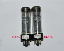 coppia tubi abbinati 6CA7/EL34