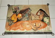 Manifesto PABLO PICASSO E IL MEDITERRANEO Firenze 1982 Poster 94x69 Affiche