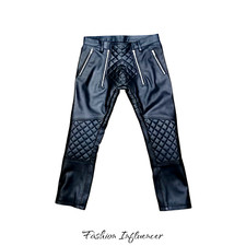 Pantalone uomo vera pelle di
