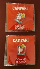 2 Spille Coppa CAMPARI Liquore Italiano 