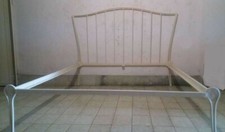 Letto in ferro pieno forgiato e battuto a mano mod  Sofa'