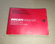MANUALE USO E MANUTENZIONE DUCATI MONSTER S2R S2R DARK 800 ANNI 05/06 1180094