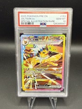 Pokémon Jolteon EX Sir Prismatic Evolutions Card 153/131 Gem Mint PSA 10