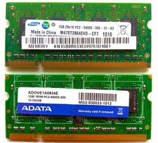 RAM 2GB (2x1GB) DDR2 800MHz