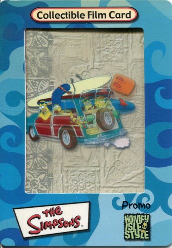 The simpsons film cardz - cardz, promo
