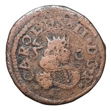 [NC] CAGLIARI - CARLO VI - 3 CAGLIARESI - DATA NON LEGGIBILE (nc716c)