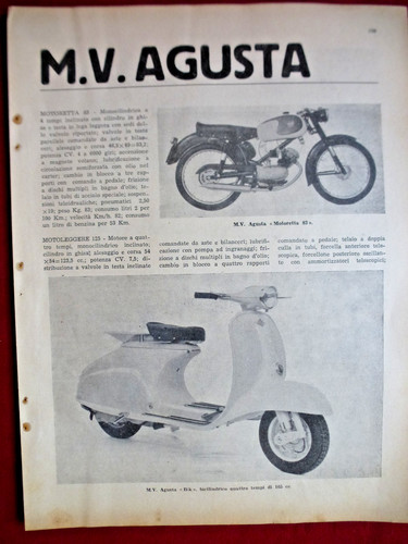 Articolo moto agusta - articolo, m.v.agusta