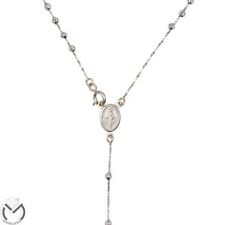 Collana rosario in oro bianco 18 Kt 750 -1088/ST-