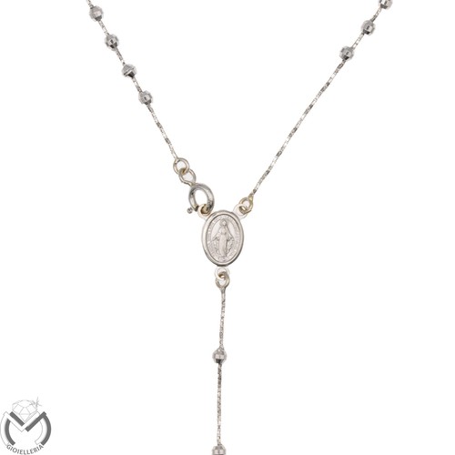 Collana rosario oro - collana,