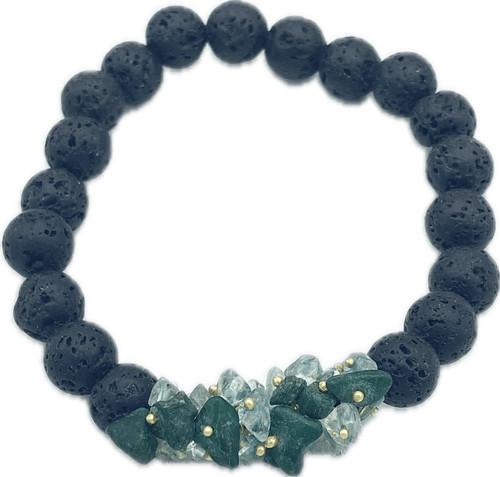 Bracciale in pietra lavica - ???,