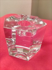 Portacandele in Vetro Esagonale 6x6 cm