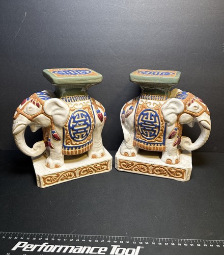 Coppia fermalibri elefante