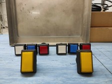 Kit Di 8 Tasti Pulsanti Arcade Per Cabinati Arcade O Plance Arcade , Slot 