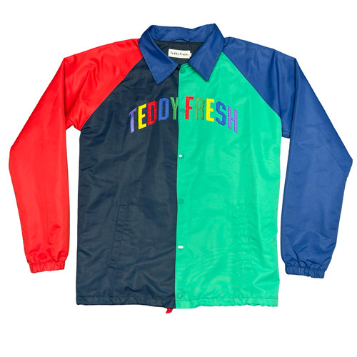 Giacca teddy fresh color block - teddy,