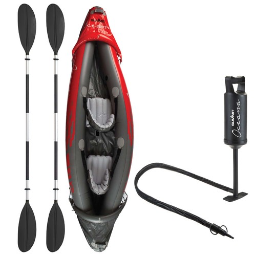 Double kayak inflatable red - kayak,