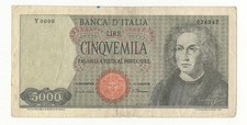 Falso epoca 5000 lire - falso, d’epoca