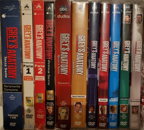 Dvd grey anatomy stagione - grey's,