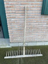 Antico Rastrello In Legno 