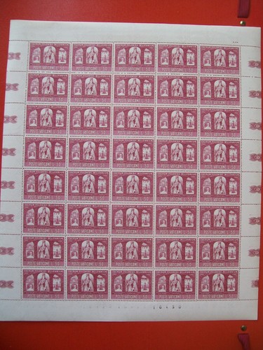Vaticano 1966 foglio intero - 1966,
