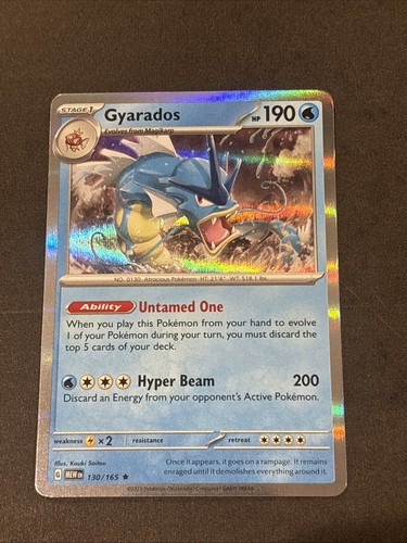 Gyarados 130 165 scarlet - gyarados, sv: