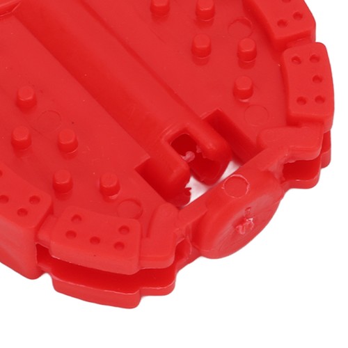 Rosso pezzi pedale bici - 2,