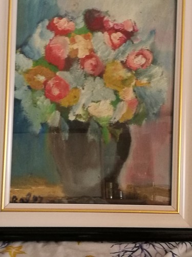 Vaso con fiori - ,, dipinto