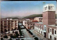 BATTIPAGLIA  VIAGGIATA 1961 PIAZZA MUNICIPIO E VIA ITALIA