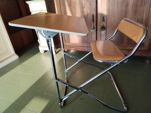 Banco scuola con sedia - banco,