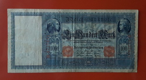 Banconota 100 marchi 1910 - banconota,