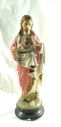 Antica statuina statuetta gesu - antica,