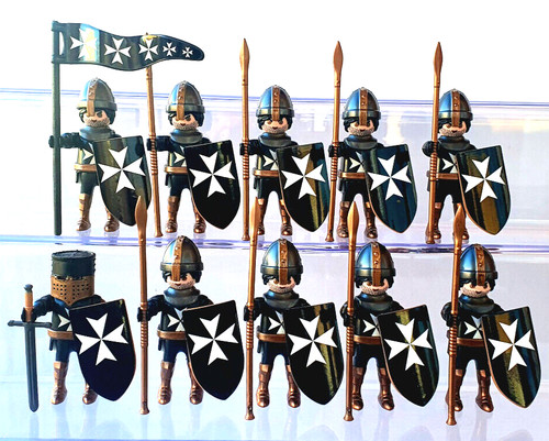Playmobil cavalieri di - 10,