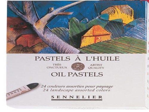 Sennelier oil pastel box set - box,